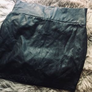 Polyurethane Mini Skirt